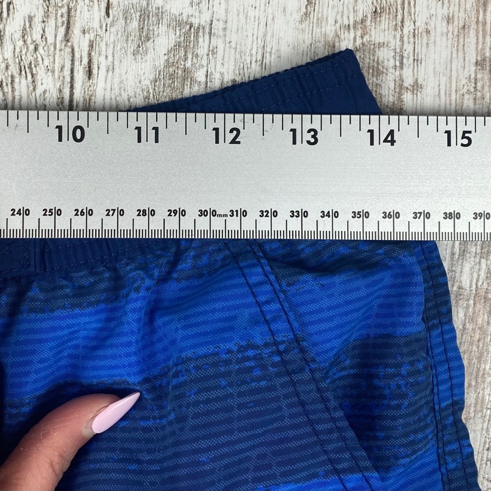 iXtreme Boys Blue Space Dye Striped Swim Trunks Youth Size 14 Mesh Lined - Picture 6 of 9